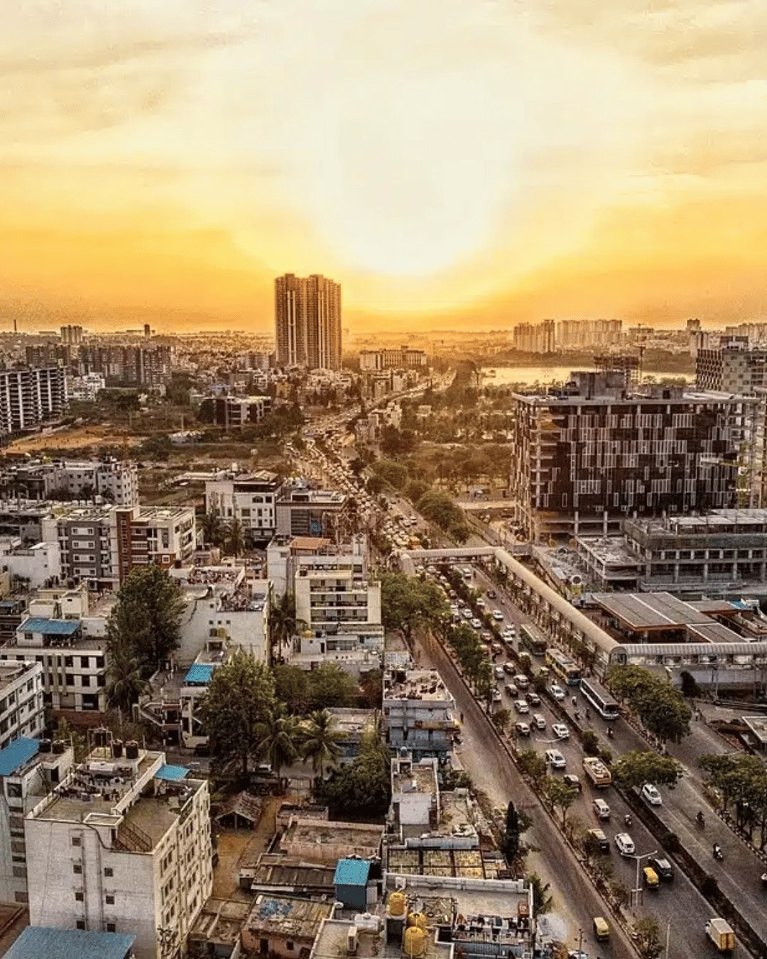 Bengaluru cityscape representing 10sure property opportunities